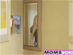 MomsTeachSex - first Time threesome Is With Step mother