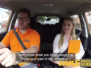 faux Driving college Georgie Lyall Off Duty hookup