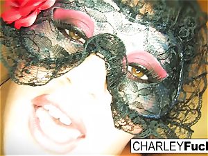 Charley wears some marvelous undergarments and tights